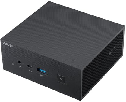 ASUS PN63-S1 Mini PC System with Intel Core i7-11370H, 16GB DDR4, M.2 PCIE 512GB SSD, WiFi 6, Bluetooth, USB-C, Windows 11 Pro