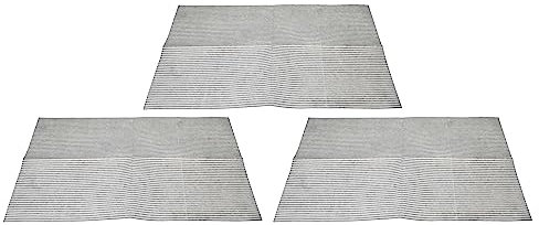 vhbw 3x filtro in Nonwoven per cappa da cucina da 60 cm - 57 x 47 x 0,3 cm, microfibra