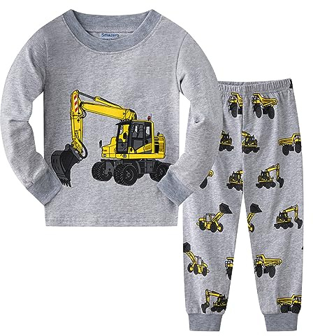Boys Pyjamas Set Dinosaur Print Kids Pjs Pajama Long Sleeve Cotton Sleepewar Tops Shirts & Pants Nightwear Children Outfit