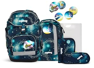 ergobag Galaxy Glow-Edition Pack-Set 6-teilig RaumfahrBär