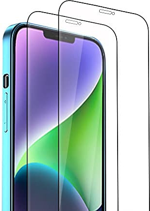 EASSGU 2 Piezas Protector de Pantalla Compatible con Xiaomi MI A3 (6.09 Inches) Vidrio Templado HD - Negro