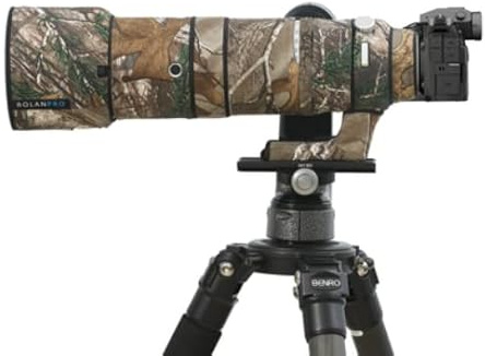 Rolanpro Copriobiettivo mimetico per Fujifilm FUJINON XF 150-600 mm F/5.6-8R LM OIS WR, custodia protettiva per obiettivo, #3, impermeabile