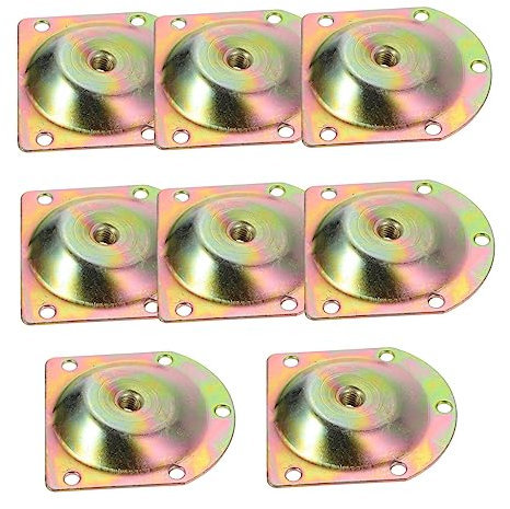 Hoement Stabile Metallbein-montageplatten 12-Grad-neigungsplatten Für Holzmöbel