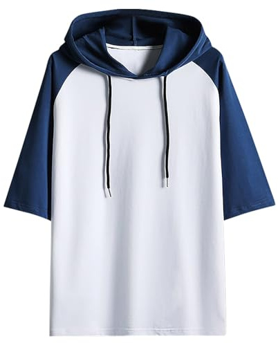 Hoodie Damen Kurzarm Einfarbig Kapuzenpullover Modische Sweatshirt Mit Kapuze Locker Kapuzenpulli Plus Size Hoody Oberteile Bequem Baumwolle Bluse Sommer Sportshirt Warehouse Deals Angebote B Ware