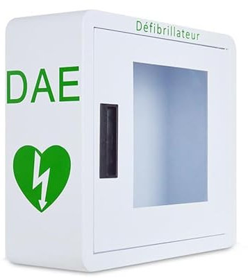 SXTYFBB AED-Aufbewahrungsschrank mit Alarmsystem – sichere Aufbewahrung und Schutz Ihres Defibrillators, passend für die meisten AED-Modelle – ideal für Büro, Pflegeheim, Bus