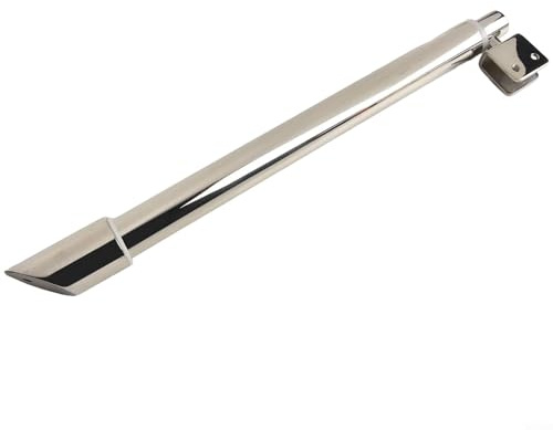 Jotekonoby Barre de support de paroi de douche en acier inoxydable 300-500 mm Longueur réglable pour panneau de verre 8-12 mm Paroi télescopique (1# (Incliné)