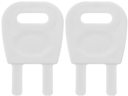 TOPBATHY Toilettenpapierspender Schlüssel 2 Stück Kunststoff Ersatz Schlüssel Für Rollpapier Handtuchspender Kommerzieller Papierspender Einfaches Öffnen Sicherer Zugang