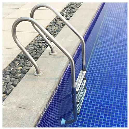 Pool Ladder Swimming Handrail,Inground Load Up to 250kg,Suitable for Indoor Outdoor Water Park