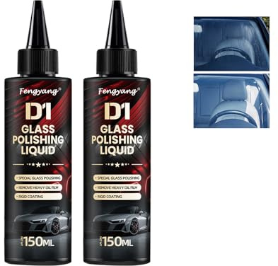 Fengyang® Liquido Per Lucidare Il Vetro, Cera Per Riparazione Graffi Auto, Detergente Per Rimuovere I Graffi Dal Vetro, Per Una Visione Chiara Durante La Guida