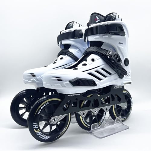 Inline Skates, 3 Large 110mm Wheels Roller Skates For Unisex, High Performance Professional Racing Skating Boots, Removable Washable Inner Lining, For Men Women Adult Teenagers Children(Size:44,Color: