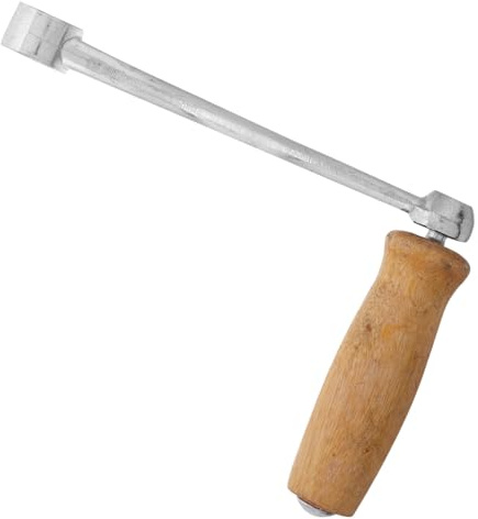 LABRIMP Manivelle Robuste pour Hachoir à Viande en Bois et Fer Poignée Confortable, Design Élégant et Portable pour Usage Domestique Cuisine