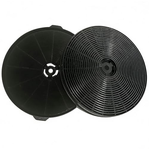 CLKE 2 Pièces Filtre à Charbon, 175x25 mm, Filtre Hotte Aspirante, Filtre Hotte Universel, Compatible avec de Multiples Marques et Modèles pour Hotte de Cuisine