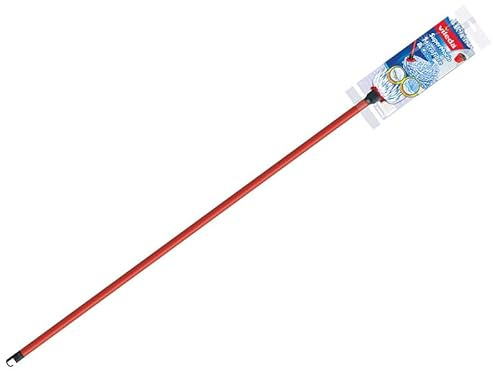 Vileda Supermocio Mop Head & Handle with Microfibre Plus, Red