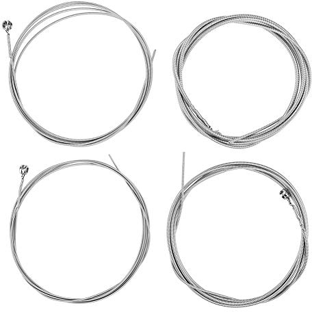 Fafeims Bass Saiten, Durable Bass Saiten, Durable 4-Saiter Bass Saiten mit Stahl und Nickellegierung für E-Bass Zubehör