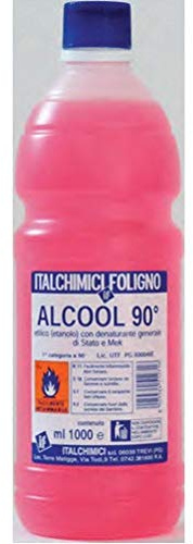 Alcohol etílico desnaturalizado 90°, 1 litro
