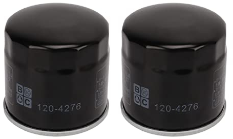 EBTOOLS 2 Stück Motorölfilter Metall 136-7848 120-4276 127-9222 Perfekte Abdichtung für Toro Einzylinder-V-Twin-Motoren EIN Paar Motorölfilter