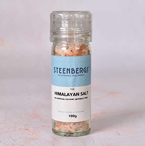 Steenbergs Pink Himalayan Salt 100g Grinder