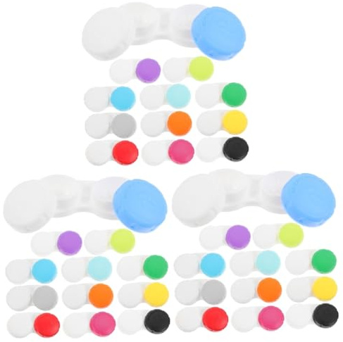 Healeved 36piezas Estuche De Lentes De Portátil Organizador De Lentillas Contenedor De Maquillaje para Diseño y Práctico para Actividades