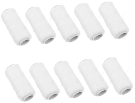 Epilatore Viso a Filo in Cotone Bianco, 10 Pezzi | Depilazione Sopracciglia e Viso, Filo Skin-friendly, Uso Multiuso