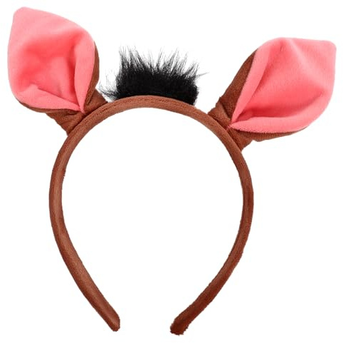 VICASKY Witziges Warzenschwein Ohr Stirnband Für Cosplay Und Partys Süßes Tier-haarband Aus Sicherem Leichtem Material Für Junge Mädchen Und Erwachsene Für Karneval Oder Themenpartys