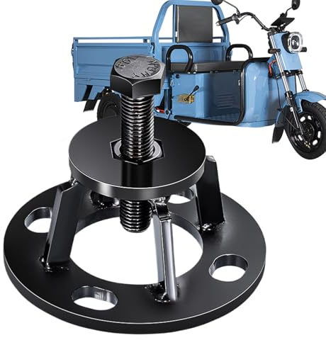 Attrezzo per cuscinetti ruota – Set di pressatura potente con anelli adattatori, dispositivo pressa per il montaggio | Set completo per la riparazione e il montaggio di assi di automobili furgoni