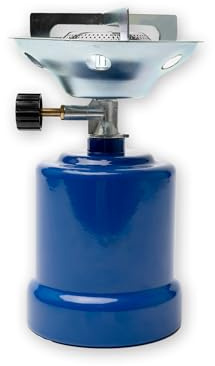 BESCH Hornillo de Camping, Estufa de Gas para Camping, Acampada, Picnic - Mini Quemador Portátil Senderismo