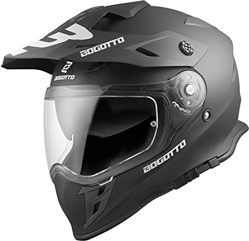 Bogotto V331 Enduro Helm, schwarz matt, XS
