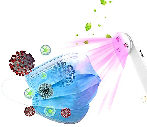 ZONUV Sterilisateur UV, Lampe UV de Désinfection LED à Ultraviolet | Portable, Antibactérien | Pour une Sterilisation Rapide à 99,9%