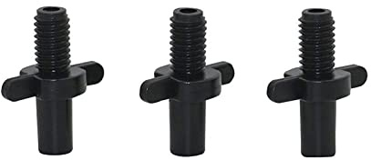 Xihe Raccordi per connettori per Tubi Flessibili 6mm Maschio filettata filettata con Attacco a Serra con connettore Tubo di irrigazione Spray ugello Accessori con connettore Tubo da Giardino 100 pz
