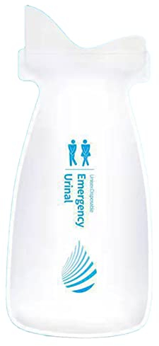 Einweg-Urinbeutel, 700 ml, tragbar, Notfall-Gel-Urinbeutel, Unisex, Notfall-Urinal für Camping, Reisen, Notfall und Verkehrsstau