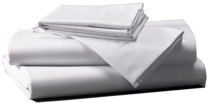 Sunwood Hotel Pension Glatte | Bettlaken | Betttuch | Laken | Haustuch | ohne Gummizug | Kochfest | 12 Größen 100% Baumwolle GSM 145 auch als Tischdecke (100 x 200 cm)