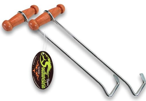SOUTHWESTERN Boot Hooks Boot Pullers Wood Handles (14)