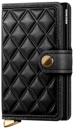 Secrid Premium Kollektion Miniwallet Emboss Diamond 10 cm - Black