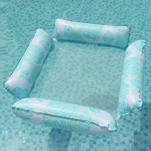 Aufblasbares Schwimmbett,4 In 1 Aufblasbare Wasserhängematte