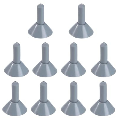 perfk 10x Consejos de Postes de Tienda de Campaña Accesorios de Decoración Versátil para Campings