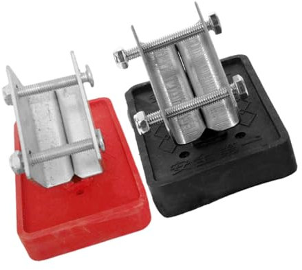 HOMSFOU 1 juego de almohadillas de repuesto gruesas y estables para mayor seguridad, varias superficies para uso en interiores y exteriores, alfombrilla duradera con superficie de rodamiento ampliada