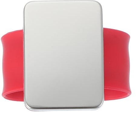 PATIKIL Magnetisches Nadelkissen Armband Magnetisches Nähkissen Nadelhalter Armband Für Nähen Flechten Quilten Haarklammern Rot