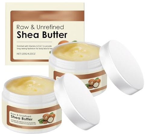 Shea Butters for Body,2PCS Hydrating Shea Butter