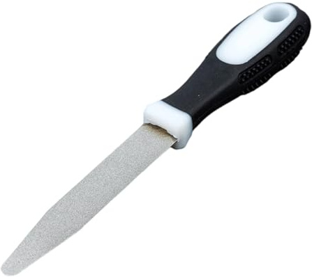 Pierre à aiguiser - Aiguiseur de machettes double face, outil à aiguiser ergonomique antidérapant pour une utilisation dans la cuisine, le jardinage, la chasse