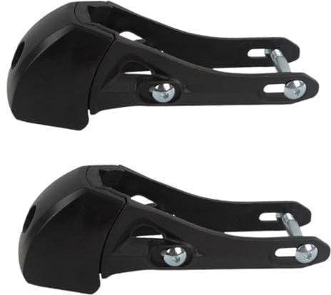Zerodeko 2pcs Inline Skate Brake Pads Plastic Non-slip Roller Skates Accessories Compatible with Adult Boys Roller Easy Installation for Enhanced Safety and Reliable Stopping Power