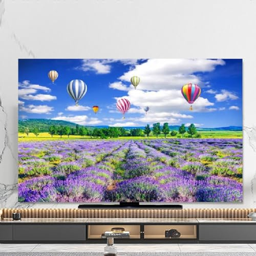 BMKGODN Copri TV universale 22-80 pollici Proteggi schermo antipolvere for LED LCD, modello di pittura Copertura for decorazione camera da letto interna soggiorno for televisori(B,58 60IN)