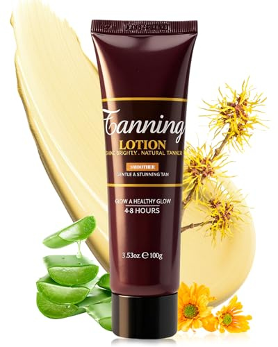 100g Acelerador del Bronceado Crema,Crema para Bronceado Corporal Oscuro,Intensificador del bronceados en cremas,para Uso con Rayos de Sol o Camas de bronceados,Ideal para Uso Diario