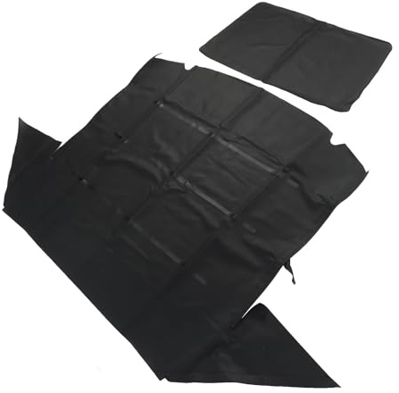 HELEVIA Capote Morbida in Tela Nera Resistente All'abrasione MB03 22, Ricambio per Carrozzerie R129 SL Dal 1990 Al 2002