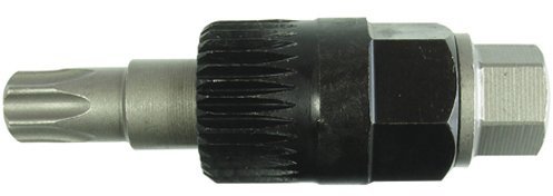 Alkan T50 XZN 33-Zähne Spezial-Bit Lichtmaschine 2-tlg extra kurz | Extra kurzer Spezial-Adapter für Freilaufriemenscheibe, Lichtmaschinenfreilauf, Montage/Demontage