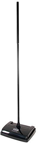 Ewbank 525 Manual Floor and Carpet Sweeper, Lightweight Speedsweep Floor Cleaner with Low Profile Body to Reach Under Furniture, Forward & Backwards Pick-Up, Black