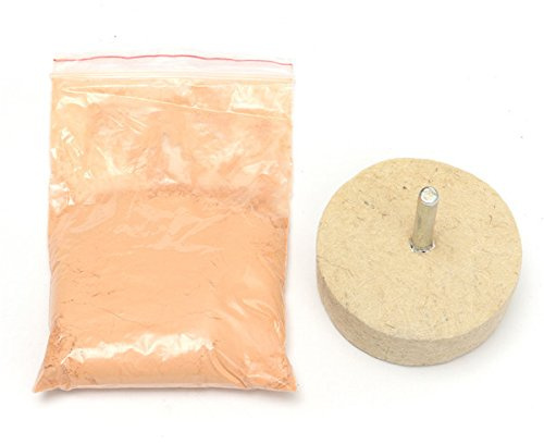 EsportsMJJ Removedor del Rasguño del Polvo del Óxido del Cerio del Pulido 50G De Cristal con La Rueda Pulidora