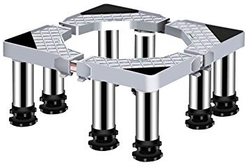 Waschmaschine Untergestell Verstellbare Waschmaschinen Sockel Höhe 19-22cm KüHlschrank Podest Gestell Geschirrspüler stabiler Unterbausockel Länge/Breite 40-65cm Standfuß (8Legs,19-22cm)