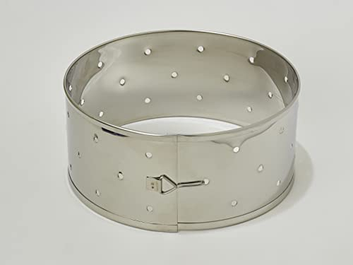 Molde cincho para quesos de acero inoxidable 18 cm diámetro
