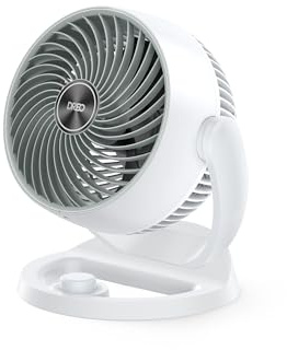 Dreo Fans for Home Bedroom, Table Air Circulator Fan for Whole Room, 12 Inch, 70ft Strong Airflow, 120° adjustable tilt, 28db Low Noise, Quiet, 3 Speeds, 2023 New Desk Fan for Office, Kitchen, Home