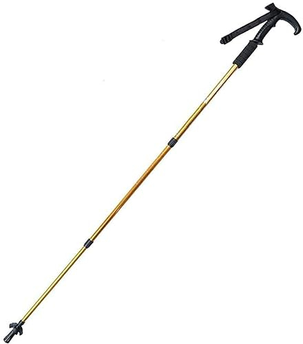 CAZARU Faltstock Faltstock Teleskop Faltstock Wandern Klettern Krücke Wandern Outdoor Ausrüstung Ultraleicht und ultrakurz Trekking Familie